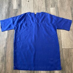 Elegant Blue Women's Blouse